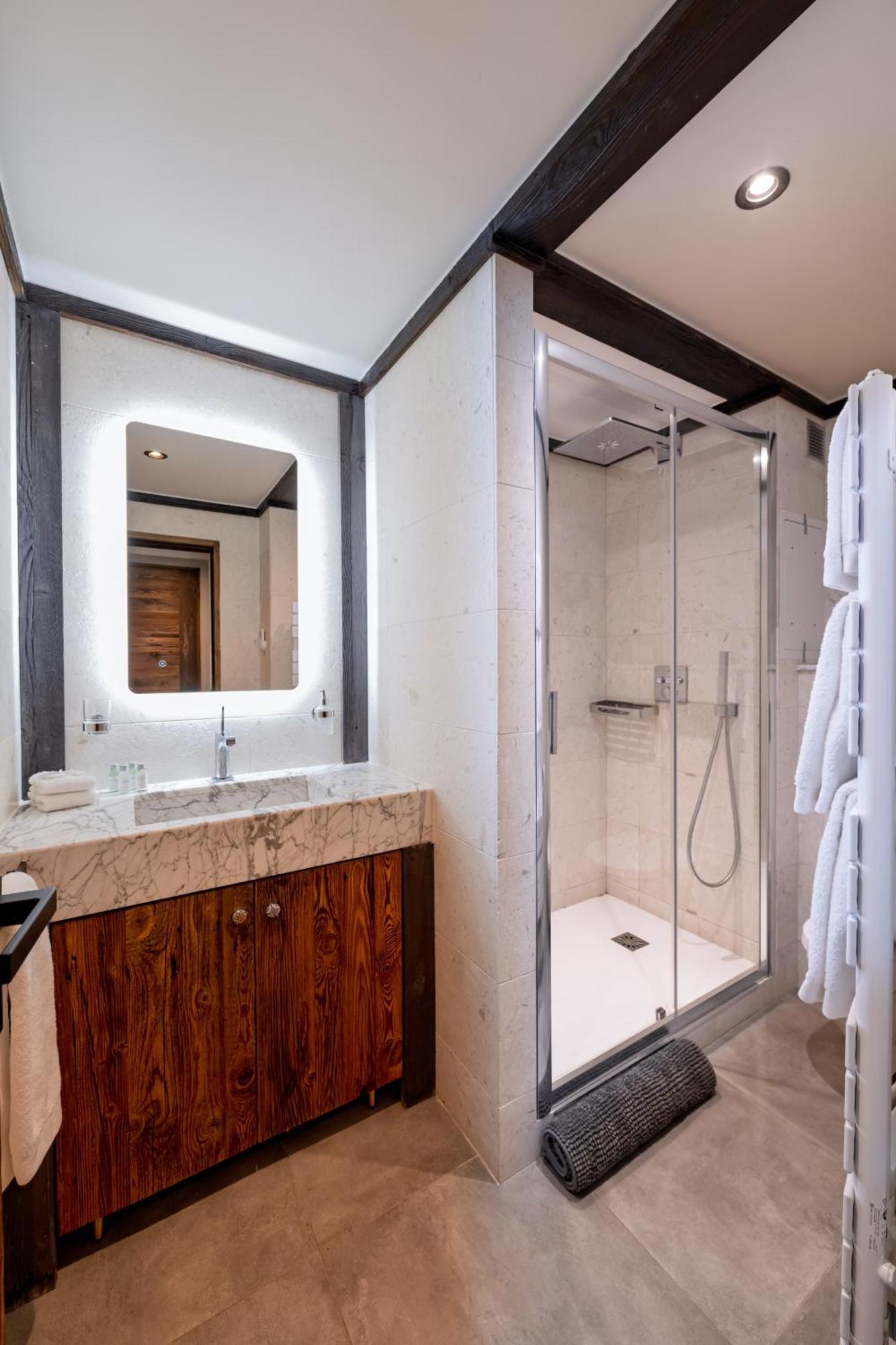 Luxury Suite 70M2 Balcon Courchevel1850 Parking Exterior foto